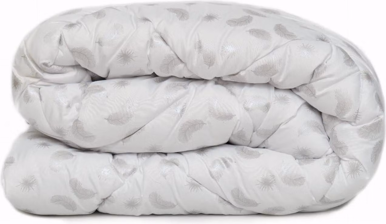 Trapunta 140x200 antiallergica per tutte le stagioni con piume d'argento PREMIUM