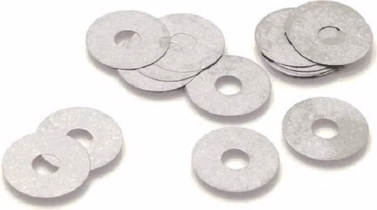 Piastra di smorzamento INNTECK in acciaio Ø interno 8 mm x Ø esterno 17 mm x spessore 0,15 mm 10 pz