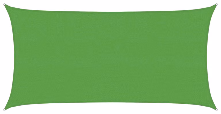Telo in PVC verde, trasparente, dimensioni 2,5 x 6 metri