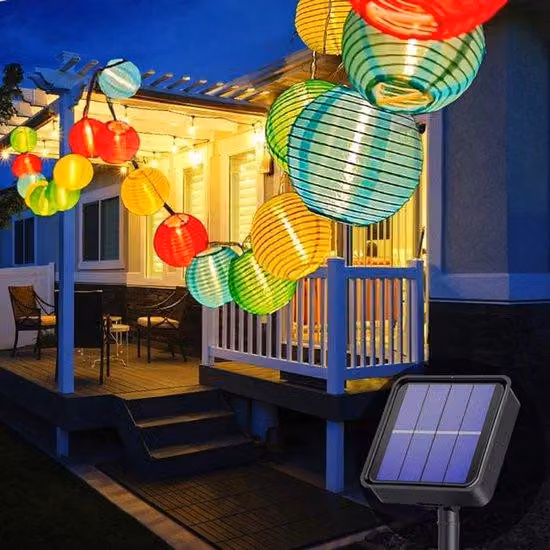 Barra luminosa a LED per esterni - 7 metri - 50 LED - 8 posizioni - Impermeabile - Per matrimoni e feste (colorata)