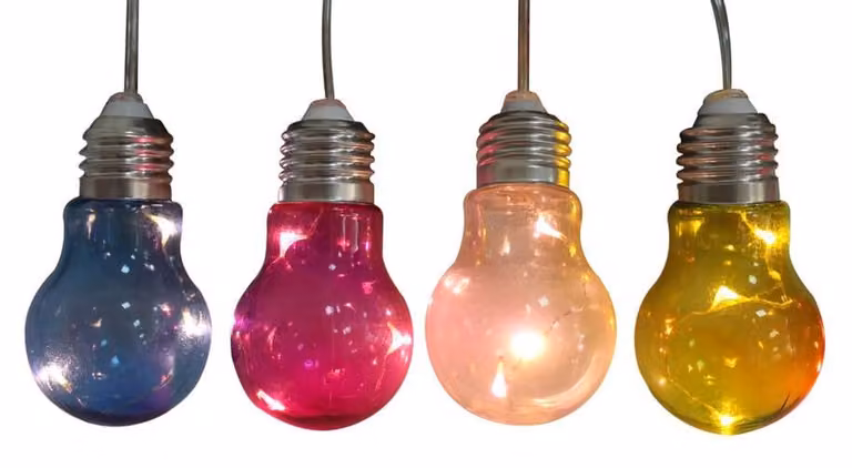 Catena luminosa colorata, resistente alle intemperie, per interni ed esterni, 1 pezzo