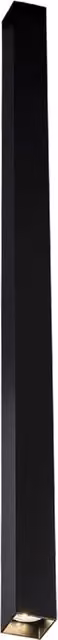 Spot bagno lineare Shilo nero 80 cm con attacco GU10 e protezione IP44