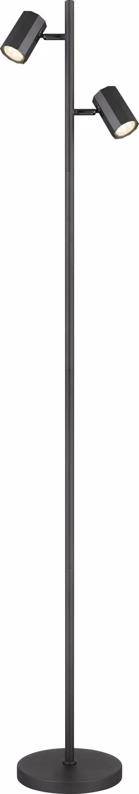Lampada da terra Globo 57918S JAMES 2x GU10 5 W grigio/opaco