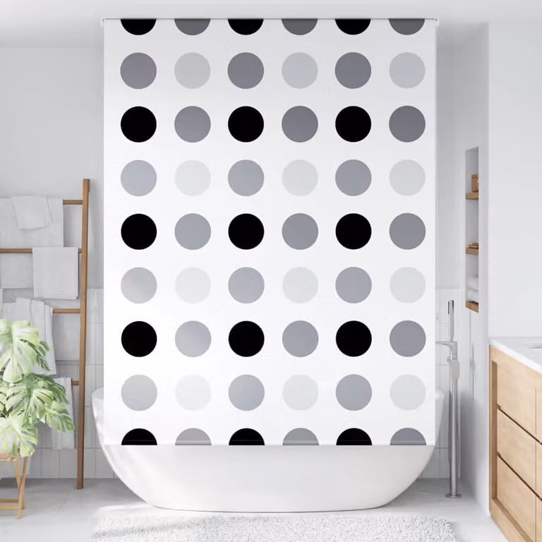 vidaXL Tenda a Rullo Doccia 150x240 cm Larghezza Tessuto 146 cm