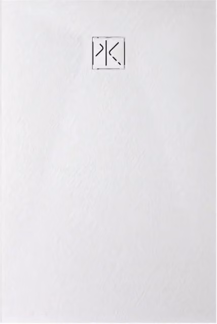 Piatto doccia rettangolare Kinedo SFA in resina rinforzata effetto pietra, colore bianco, antiscivolo, L: 100 cm x P: 70 cm – 1