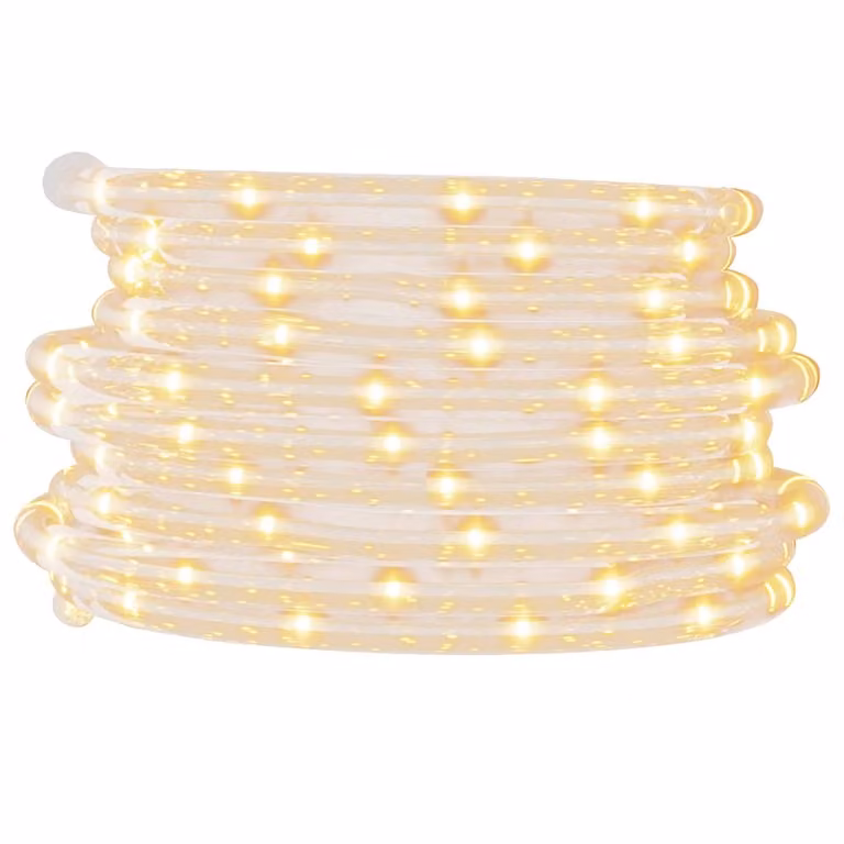Tubo luminoso 480 LED bianco caldo 20 m PVC