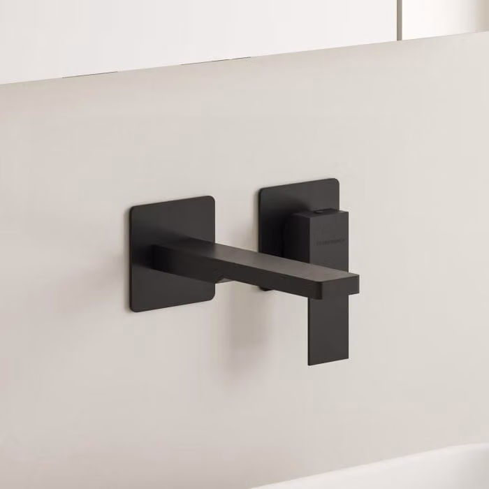 Kronenbach Quara 3.0: Miscelatore monocomando da parete per lavabo, con estensione di 15 cm