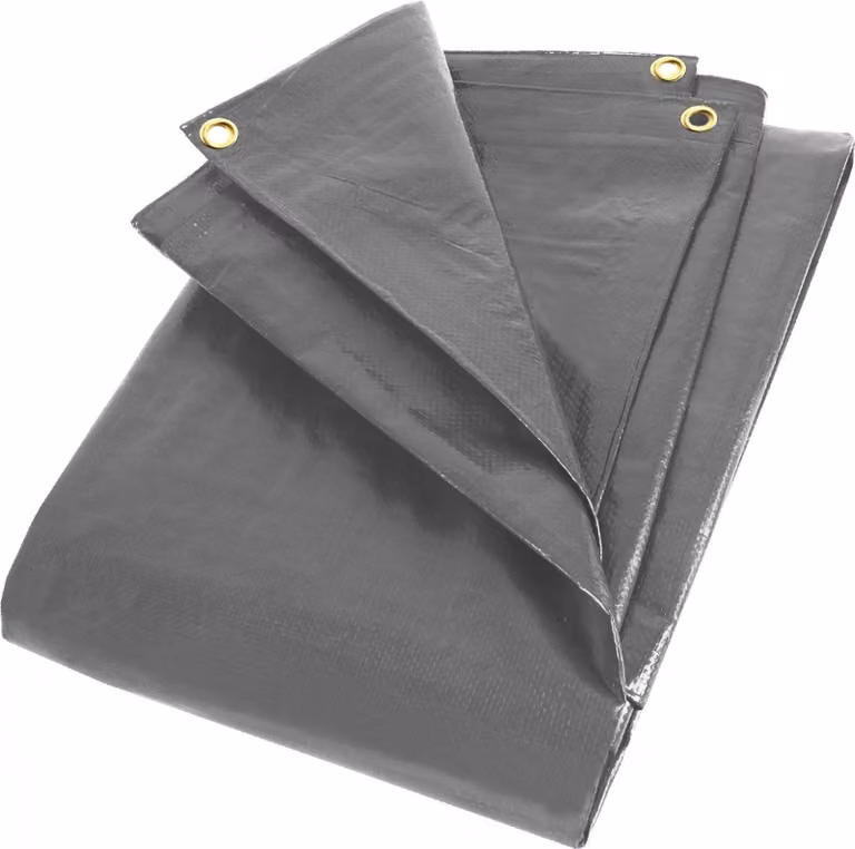 Telone in tessuto 6 x 12 m grigio 280g|m² Tipo 480612