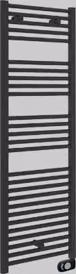 Scaldasalviette Elettrico Cortina Nero Opaco 1703 x 550 1000W Lazzarini