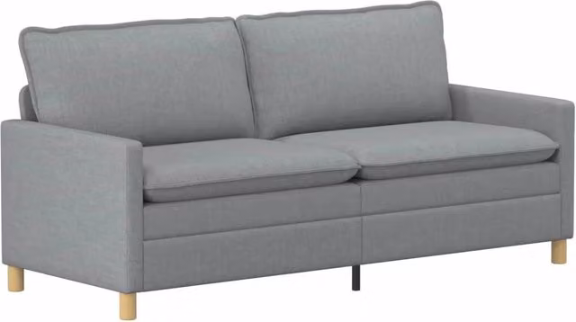 Divano | Divano da soggiorno | Sofa Grigio Chiaro Tessuto
