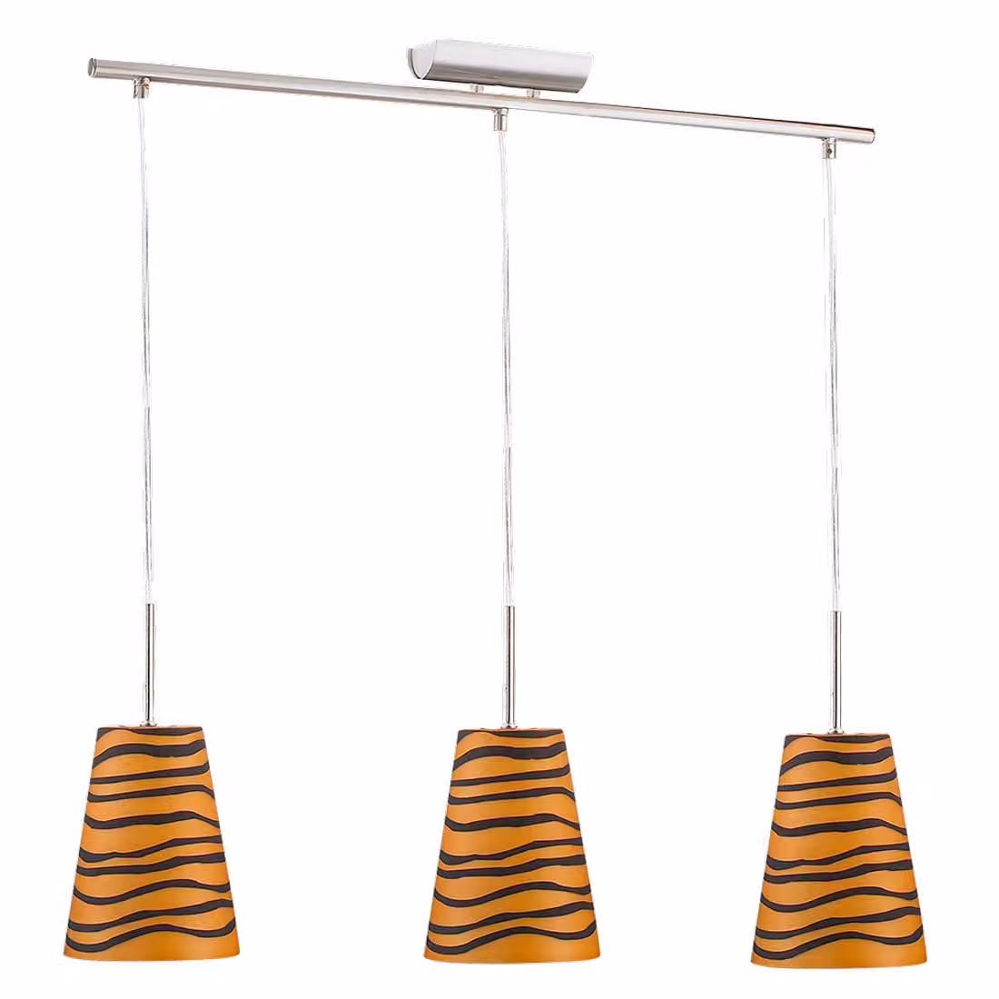 Lampada a sospensione FESSTINA 3xE27/40W, nichel satinato L: 700, H: 1020, dimmerabile