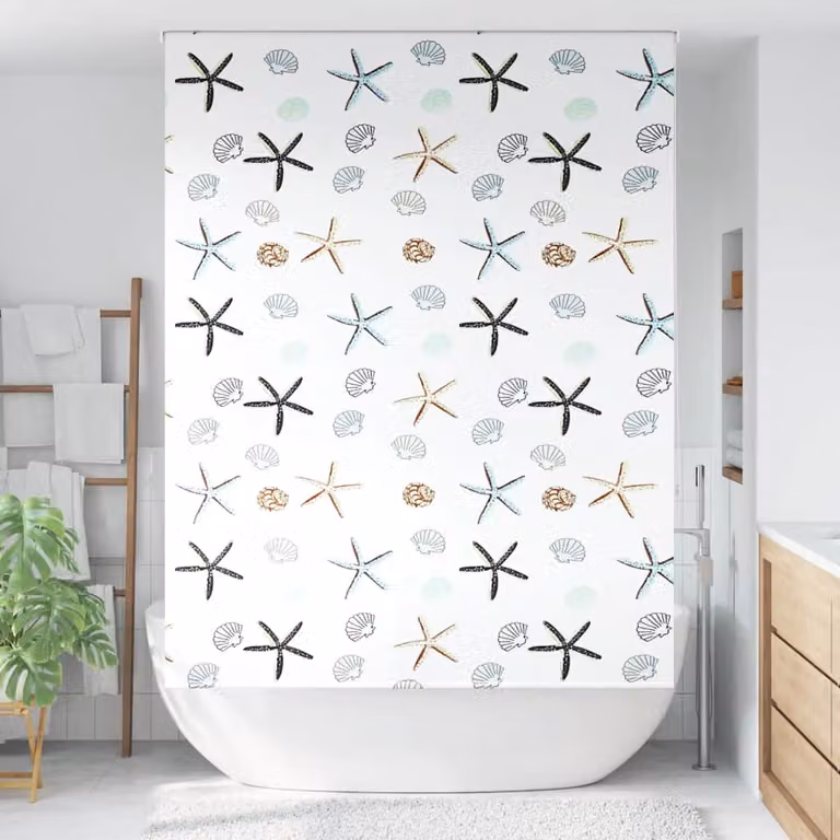 vidaXL Tenda a Rullo Doccia 160x240 cm Larghezza Tessuto 156 cm