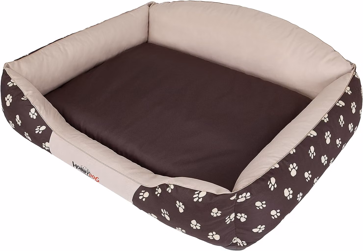 Lettino per cani Royal - 65×50 cm, con schienale alto, idrorepellente e OEKO-TEX, per cani di piccola taglia, sfoderabile