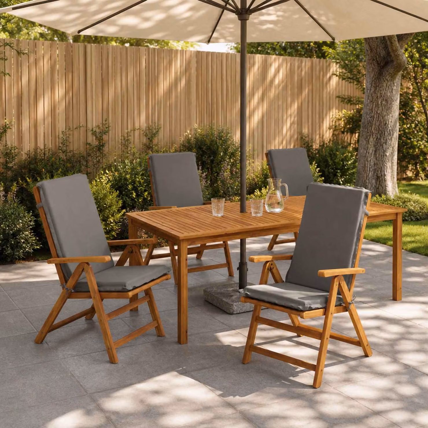 vidaXL Cuscino per sedia a schienale alto GEMERT 6 pz 100% Poliestere
