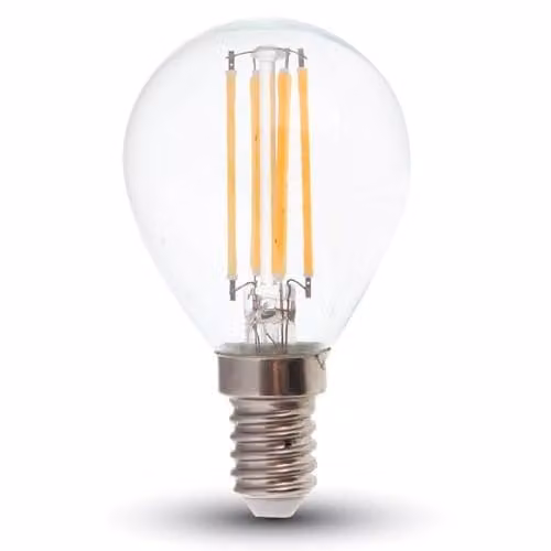 Lampadina LED Bulb E14 6W 130LM/W Filamento P45 2700K