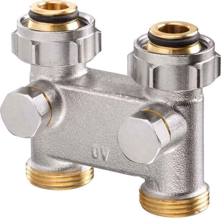Oventrop Umlenkstück Durchgangsform, 3/4" ÜM x 3/4" AG
