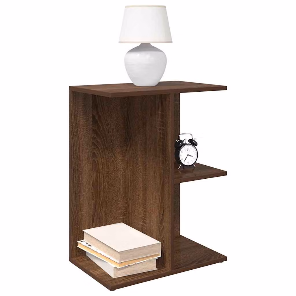 Comodino sospeso vidaXL in legno e MDF marrone moderno per camera da letto