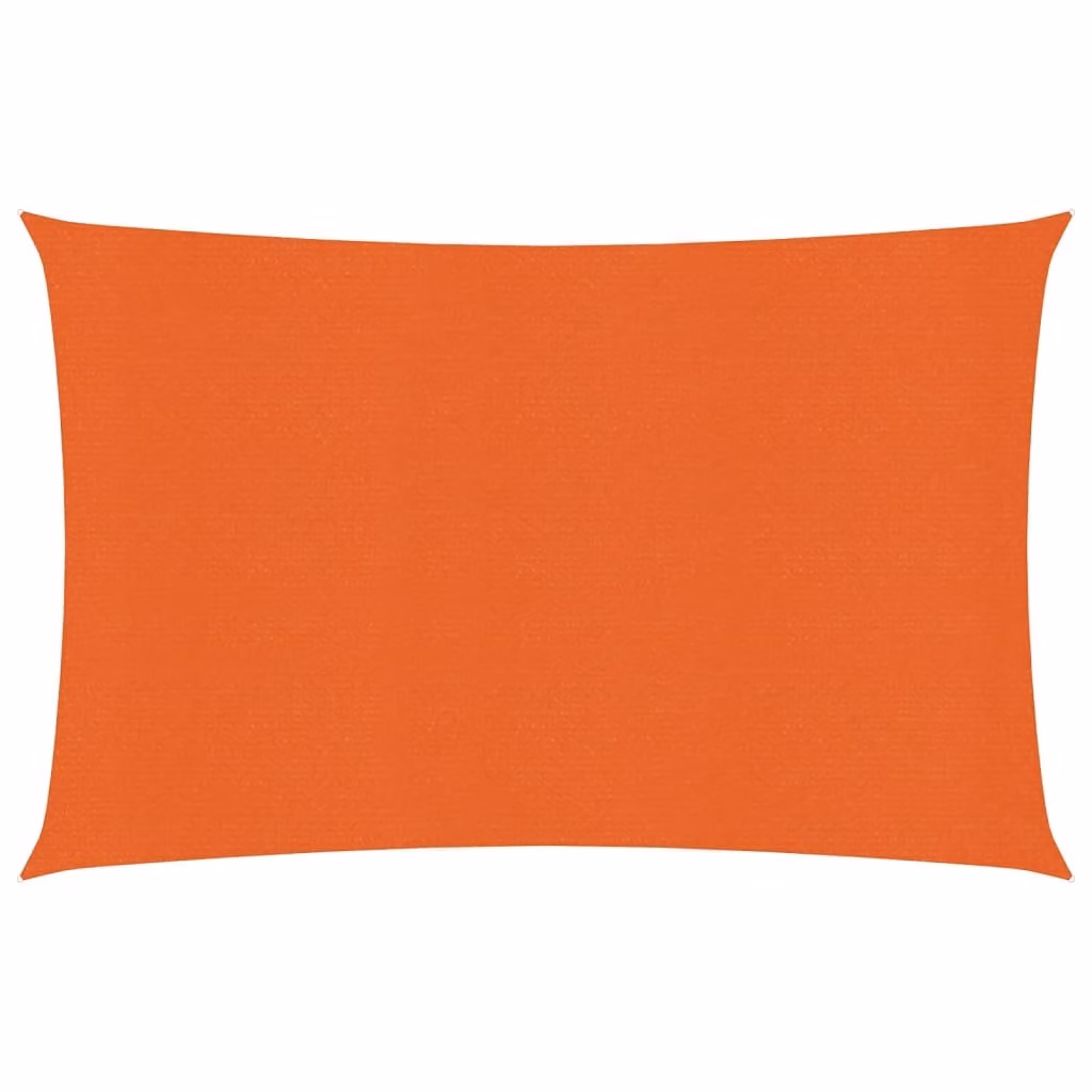 Vela Parasole 160 g/m² Rettangolare Arancione 4x5 m in HDPE