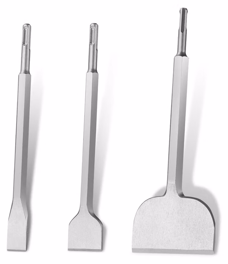 Omgoods - Set di 3 scalpelli SDS Plus per piastrelle e cemento