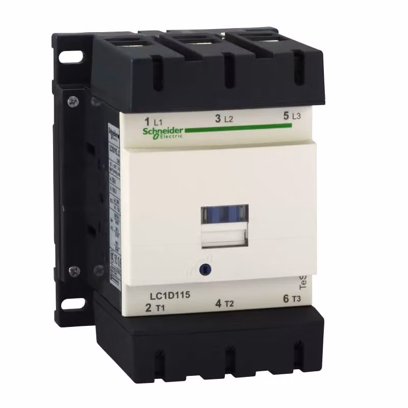 Contattore Schneider Electric LC1D 3p, +1S+1Ö, 55 kW, 115 A, 400 V AC3, bobina 48 V AC LC1D115E7