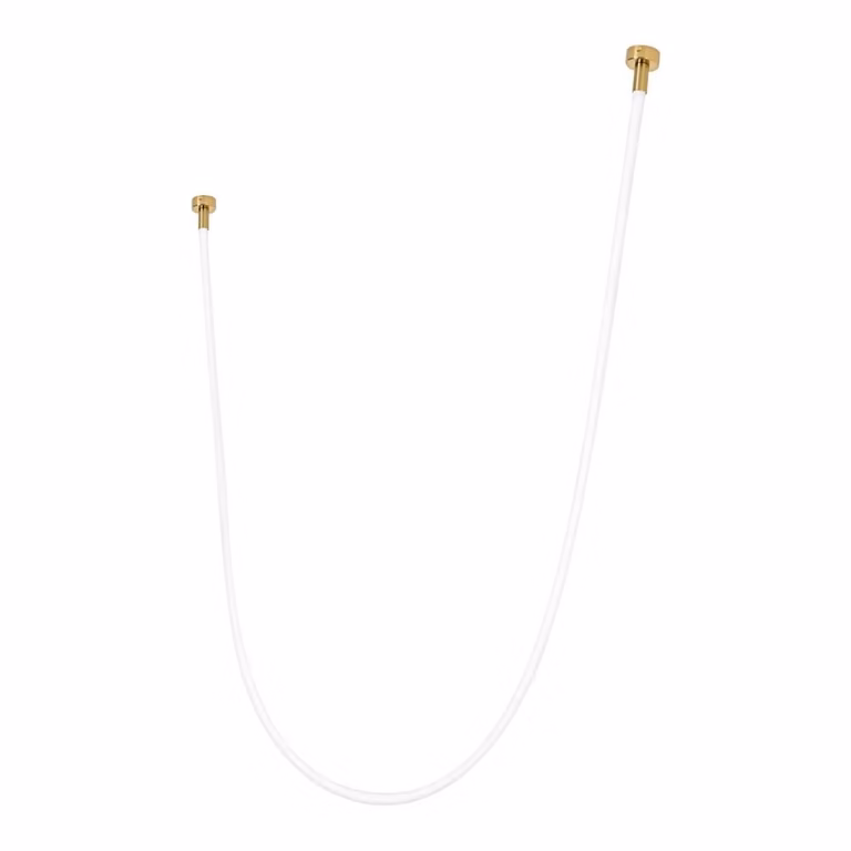 Lampadario a LED con cordone luminoso, bianco-oro, 97 W, bianco caldo, 13085 lm, acrilico, dimensioni: 150 x 400 x 2,5 cm, IP20, Light Prestige
