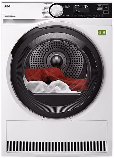 Asciugatrice a pompa di calore AEG TR8H310BY, capacità 10 kg, Bianco, Profondità: 63,6 cm, Classe B