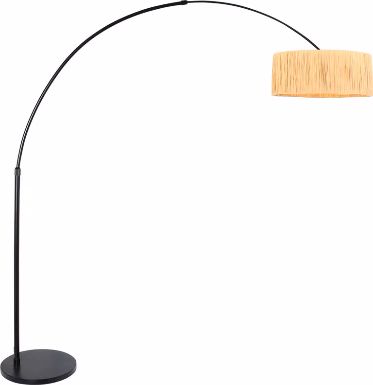 Lampada da terra - nero - Sparkled Light - metallo alghe marine - Ø 50cm - E27 - 3789ZW - Steinhauer