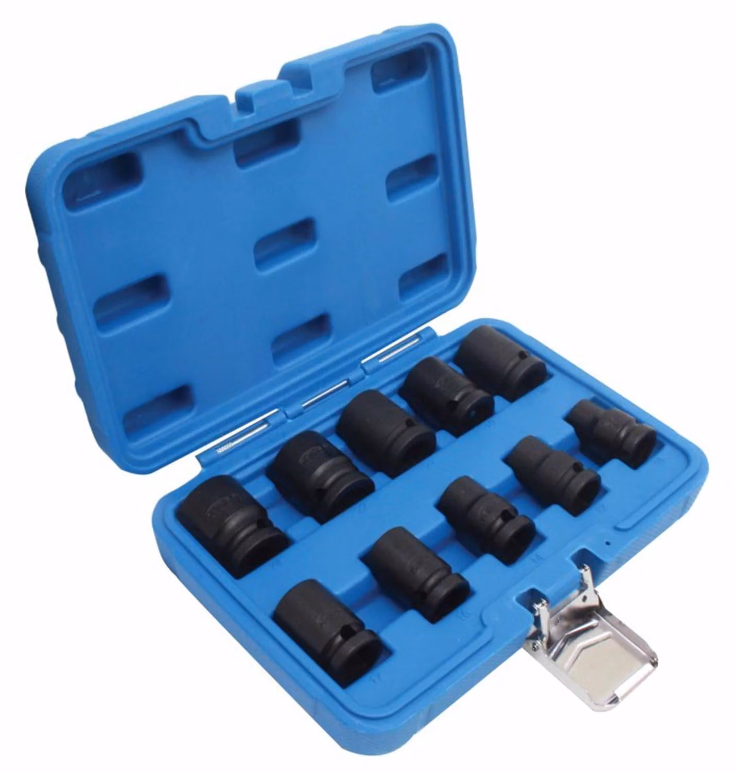Set-kit 10 bussole a impatto corte, 1/2'', per riparazioni auto e cambio gomme