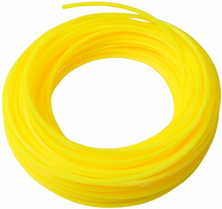 Filo di nylon da 1,65 mm x 15 m per tosaerba/trimmer, sezione quadrata