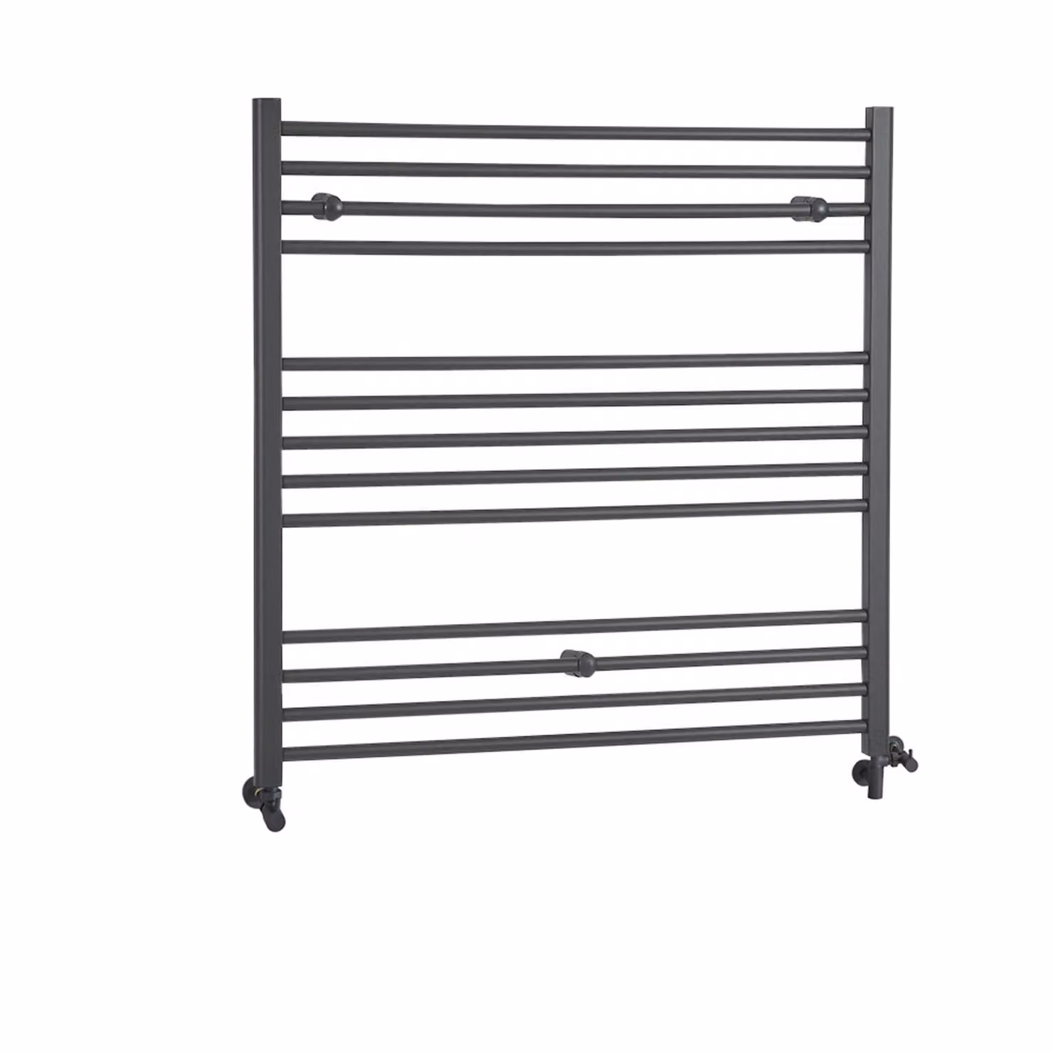 Scaldasalviette Misto Piatto - Termoarredo Bagno Antracite - 1000 x 1000mm - 667W - Artle