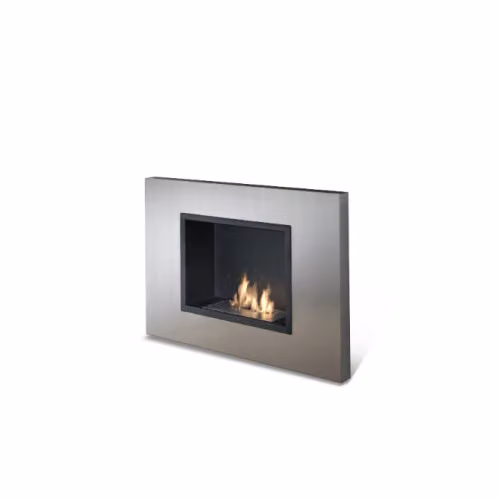 Caminetto Winter da muro con cornice Stones