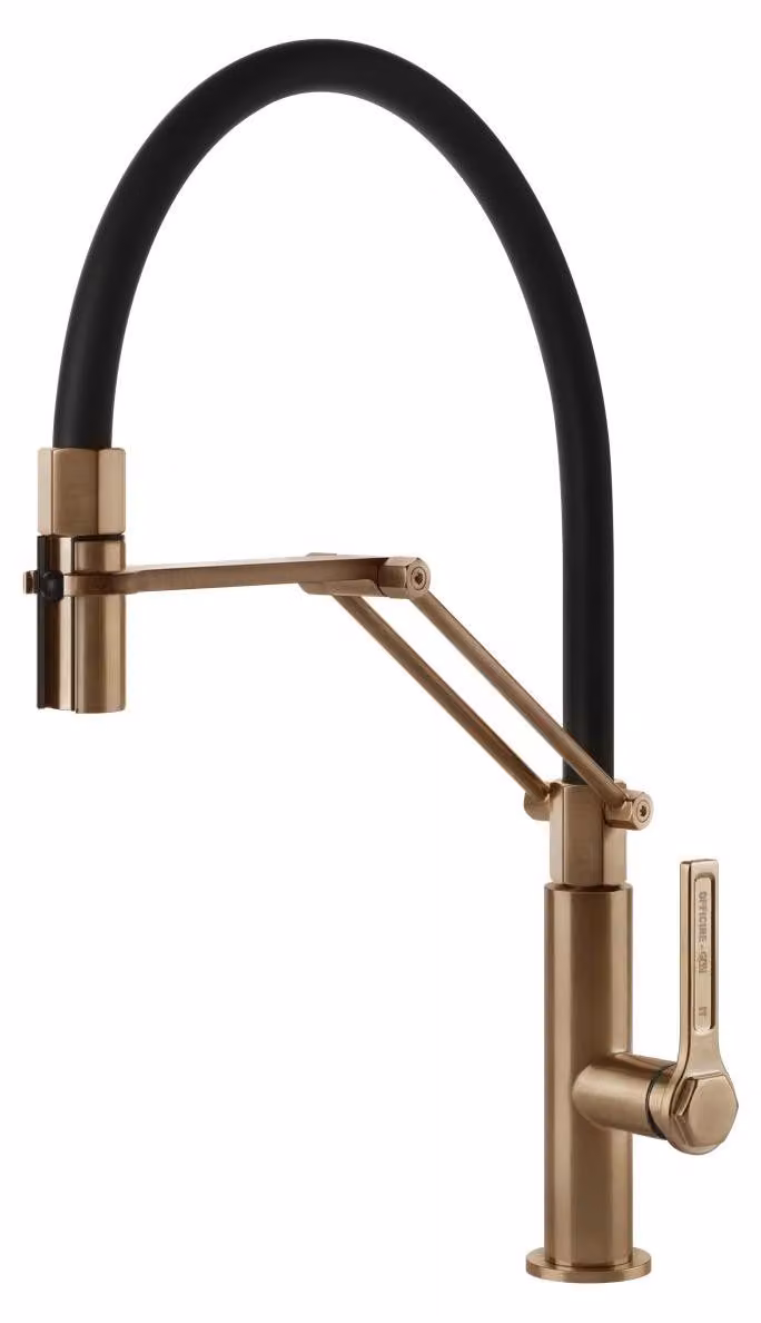 Gessi 60055, Tahem, Bronzo, Maniglia a leva, Autorigorosa, 3/8", Tipo J