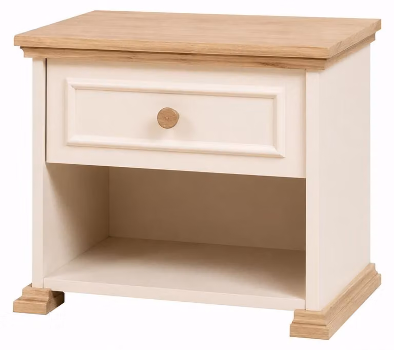 Bett Nachttisch Kommode Spiegel Schreibtisch Beige Schlafzimmer