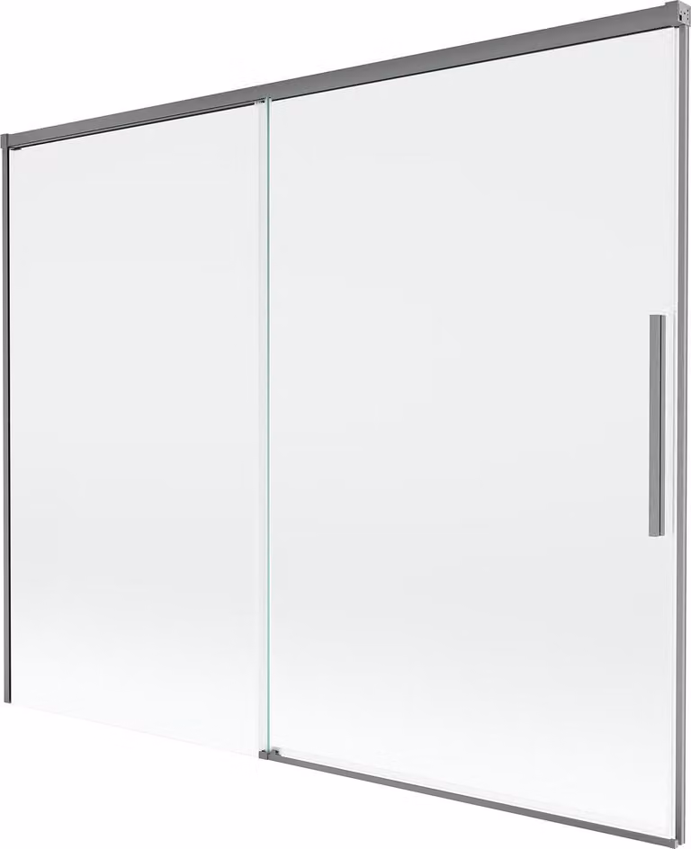 Mexen Rox parete doccia 2-ante scorrevole 190 x 150 cm, trasparente, gun metal - 8C9-190-001-95-00