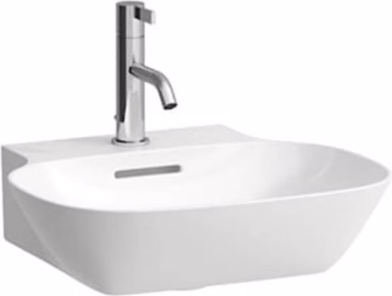 LAUFEN INO lave-mains, 1 trou pour robinet, avec trop-plein, 450x410mm, H8163007571041, H8163007571041