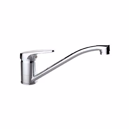 Rubinetto miscelatore lavello bocca girevole serie Mia cromato