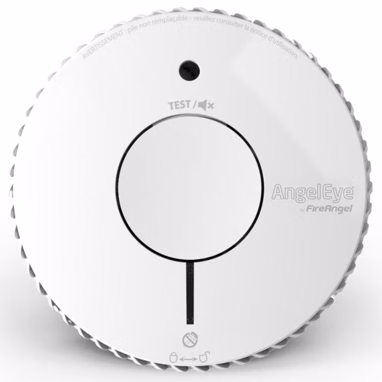 Rilevatore di fumo - Ottico - Batteria da 10 anni - EN 14604 - Bianco