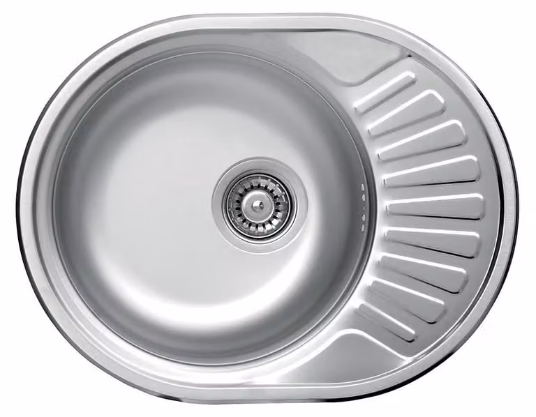Lavello Novaservis 45x58 con gocciolatoio e troppopieno in acciaio inox
