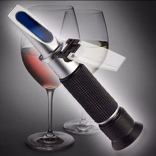 Rifrattometro per alcol, con range da 0 a 80% vol., ideale per distillerie, cereali e gin