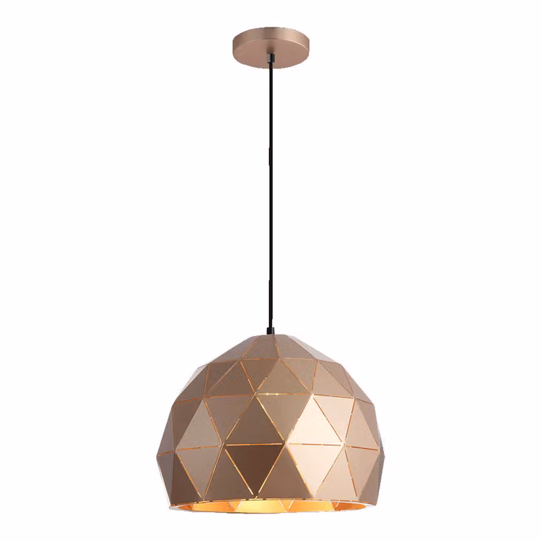 CATANIA lampada a sospensione 1xE27/40W champagne L: 35cm W: 35cm H: 118cm dimmerabile