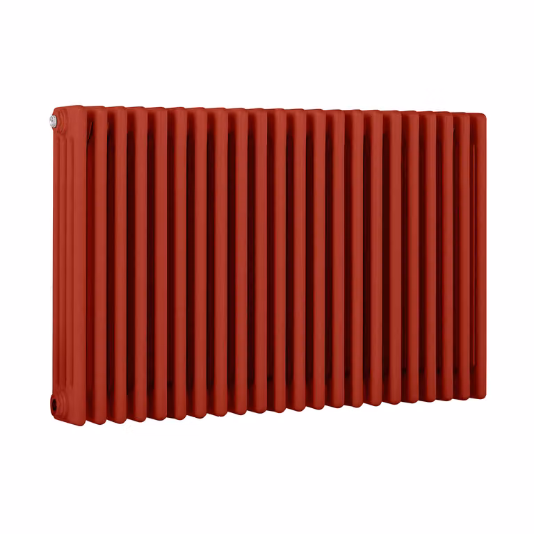 Radiatore Orizzontale a Colonne (4 Colonne) 600mm x 1010mm - Rosso (Siamese Rosso) - Regent