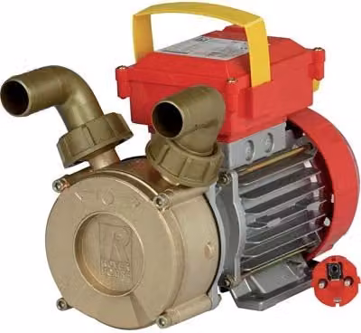 Elettropompa per travaso Ce Rover in ottone ricaricabile 30V 230W con portata 800 l e prevalenza massima 4,5 m