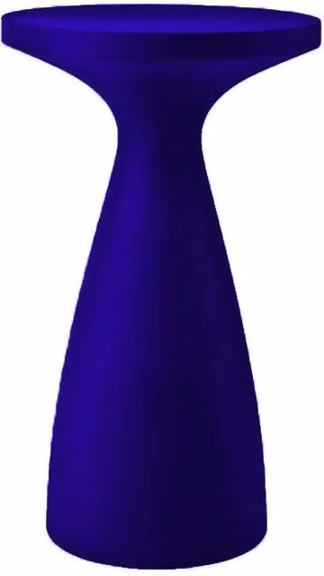 Tavolino da Giardino Ø65x110 cm in Resina Arkema Drink Blue