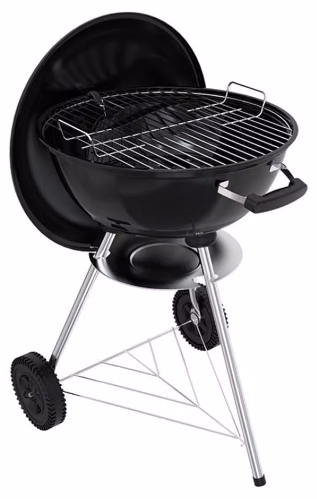 Griglia a carbone da barbecue - Forma di mela - Portatile - Nero per giardino e campeggio