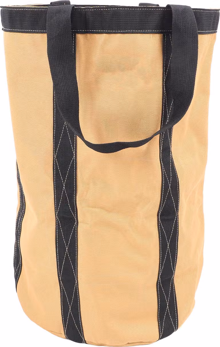 Secchio porta attrezzi, borsa multifunzionale in tessuto Oxford per grandi altezze e in cantiere, 50 x 30 cm