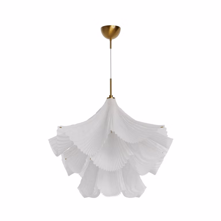 By Rydéns Lampada a sospensione Juliette, dimmerabile, Bianco / Opale, Soggiorno / Sala da pranzo, Metallo, Design, Lampada a sospensione