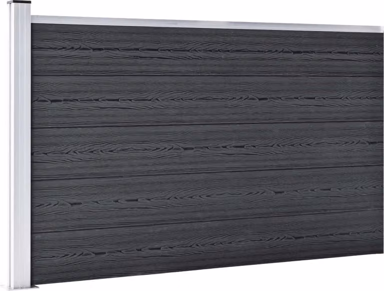 vidaXL Recinzione da giardino WPC 175x105 cm Grigio
