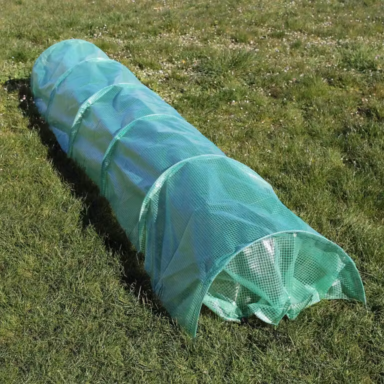 Wiltec polytunnel 300 x 65 x 45 cm, tunnel per piante con rete in PE, serra a tunnel protettiva con sistema a innesto