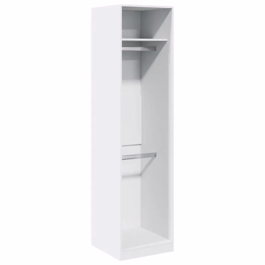 Armadio a muro bianco vidaXL con ante a battente e ripiani L/P/H: 50 x 50 x 200 cm – 2