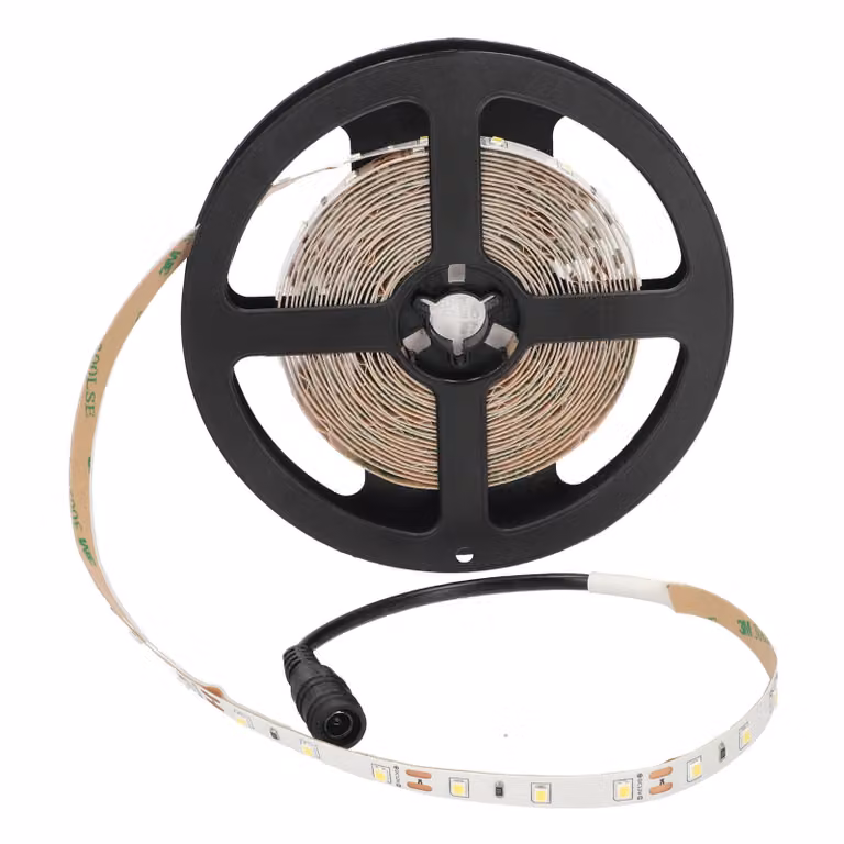 NASTRO LED SMD 5W/m 6000-6500K Nastro freddo CW, 60LED/m, IP22 CRI>90, rotolo da 5 m, EDO777645 Soluzioni EDO
